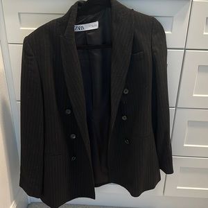 Zara small pinstripe blazer
